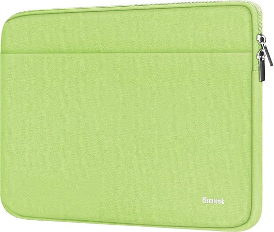 Laptop Case 14 inch, Shockproof Protective Notebook Cover Bag with Accessory Pocket, Durable Carrying Laptop Sleeve Compatible for MacBook HP Lenovo Dell Asus Acer, Light Green