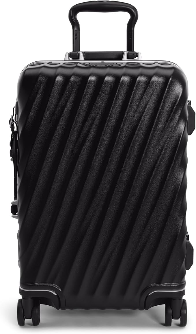 TUMI 19 Degree Frame International 4 Wheel Carry-On - Lightweight Suitcase - Hard Shell Luggage - 21.8" X 14.0" X 9.0" - Black Texture