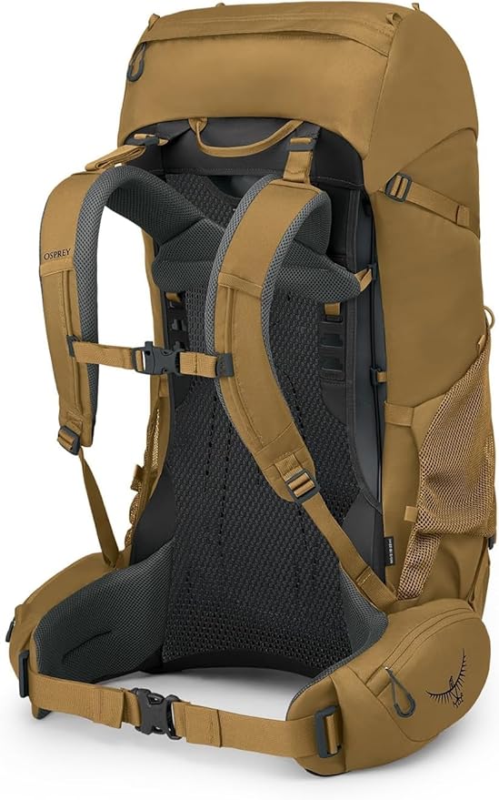 Osprey Rook 65L Men's Backpacking Backpack, Histosol Brown/Rhino Grey