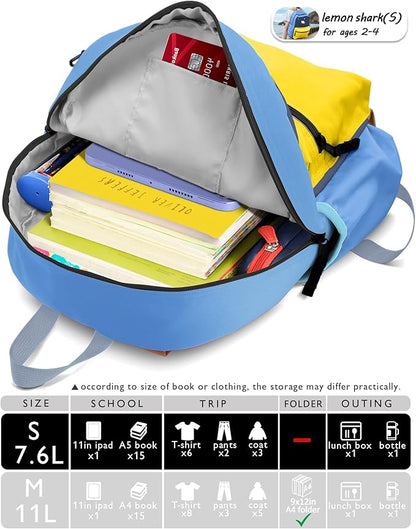 Preschool Toddler Backpack For Boys Girls, School Mini & Travel, Small Kids Child Backpacks, Kindergarten Elementary bag, 11.6" H