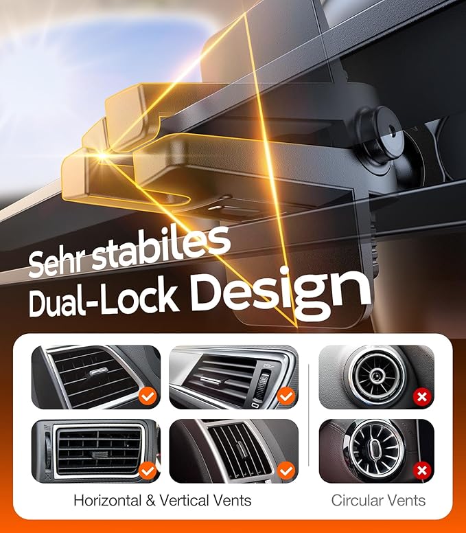 TORRAS Military-Grade Phone Holders for Your Car【96+LBS Strongest Suction】Car Phone Holder Mount, Ultra-Durable Cell Phone Car Mount Truck for Dashboard Windshield Vent for iPhone 17 16 15 Pro Max Air