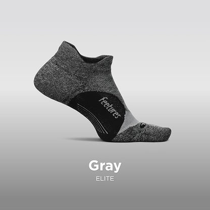 Feetures Elite Light Cushion No Show Tab Athletic Ankle Socks - Sport Sock with Targeted Compression