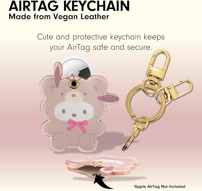 Sonix x Sanrio Keychain Case Compatible with Apple AirTag | Protective Cover Keychain | Pochacco Latte Bears