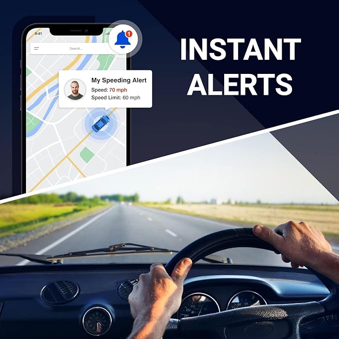 Rewire Security 4G Dual Vision Dashcam GPS Tracker with OBD II Power - Dual HD Cameras, Real-Time GPS Tracker for Vehicles, Cloud Storage - Interior & Road Recording - Easy Plug-and-Play Installation