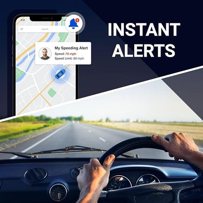 Rewire Security 4G Dual Vision Dashcam GPS Tracker with OBD II Power - Dual HD Cameras, Real-Time GPS Tracker for Vehicles, Cloud Storage - Interior & Road Recording - Easy Plug-and-Play Installation