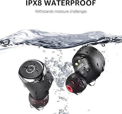 TOZO T10 Wireless Earbuds Bluetooth 5.3 Headphones, App Customize EQ, Ergonomic Design, 55H Playtime, Wireless Charging Case, IPX8 Waterproof Sound in-Ear Headset, New Version