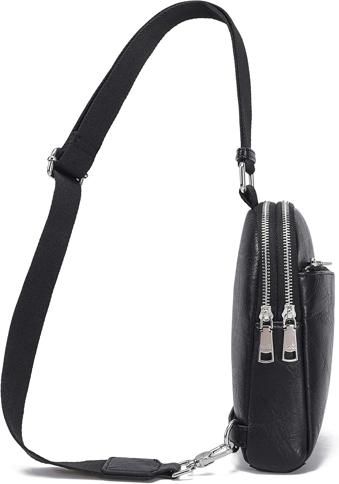INICAT RFID Blocking Sling Bag,Anti Theft Crossbody Bags for Women,Travel Gifts Cross Body Purses Vegan Leather