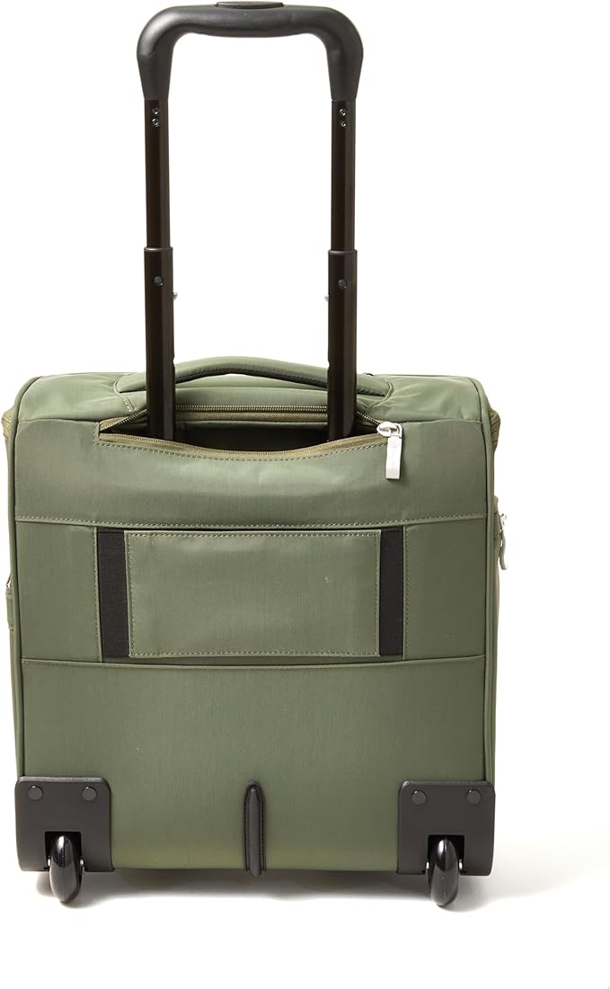 Baggallini Expandable Underseat Carry-On - Lightweight Travel Luggage Carry On Weekender with Wheels