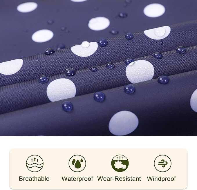 SaphiRose Unisex Rain Poncho Waterproof Raincoat Hooded for Adults Women with Pockets