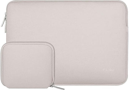 MOSISO Laptop Case 16 inch, 15-15.6 inch Laptop Sleeve Bag Compatible with MacBook Pro 16 inch, HP, Acer, Dell, Lenovo, ASUS Notebook, Neoprene Computer Sleeve Bag with Small Case, Rock Gray