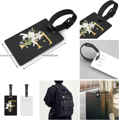 Decorative F Suitcase Protectors Elastic Washable Luggage Covers With Concealed Zippers For 18-32 Inch Luggage (Size L: Fits 25-28 Inch)