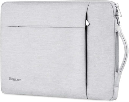 15-16 Inch Laptop Sleeve Waterproof Lightweight Case Bag Compatible with MacBook Pro 16/15/ Surface Laptop 15/ Surface Book 15, Chromebook Dell HP Lenovo Asus Acer Samsung - Light Gray