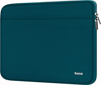 Laptop Case 14 inch, Durable Shockproof Protective Notebook Cover Bag with Accessory Pocket, Carrying Laptop Sleeve Compatible for MacBook HP Lenovo Dell Asus Acer, Cyan Color
