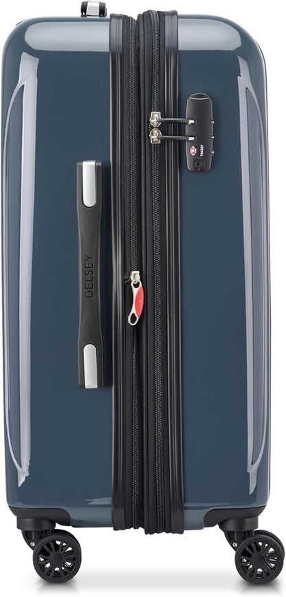 DELSEY PARIS Helium Aero Hardside Expandable Luggage with Spinner Wheels, Orion Blue, Carry-On 21 Inch
