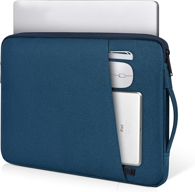 Laptop Sleeve 14 Inch Computer Case Bag for 15 inch New MacBook Air M4 A3241 M3 A3114 M2 A2941 2025-2023, HP Lenovo Acer ASUS Chromebook 14, Atrovirens