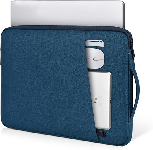 Laptop Sleeve 14 Inch Computer Case Bag for 15 inch New MacBook Air M4 A3241 M3 A3114 M2 A2941 2025-2023, HP Lenovo Acer ASUS Chromebook 14, Atrovirens