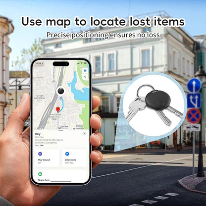 RSH Air Tracker Tag 4 Pack Luggage Tracker Smart Tag Works with Apple Find My, Bluetooth Key Finder Locator for Bags,Wallet Tracker,Item Finder Tag Locate or Tracking for Keys(iOS only)