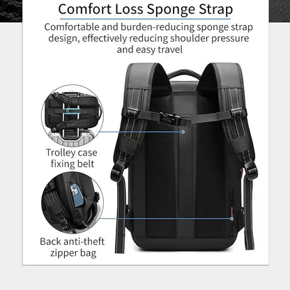 60L Expandable Backpack for Air, Vacpack Backpack with Vacuum Compression,travel backpack vacuum compression