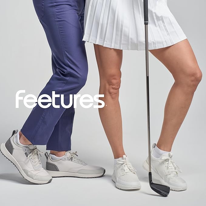Feetures Elite Golf Max Cushion Tab Ankle Socks - Sport Sock with Targeted Compression