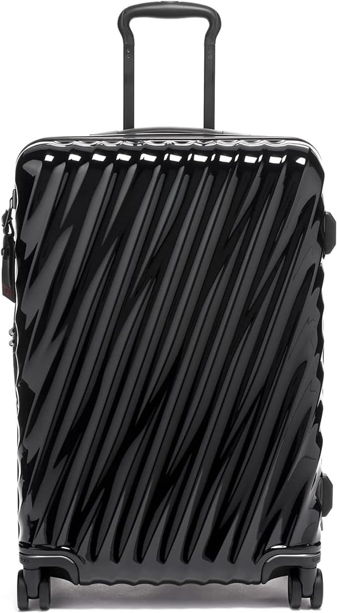 TUMI - 19 Degree Medium Checked Luggage 4 Wheeled Packing Case - Hard Shell Suitcase - 26.0" X 17.5" X 10.0" - Black