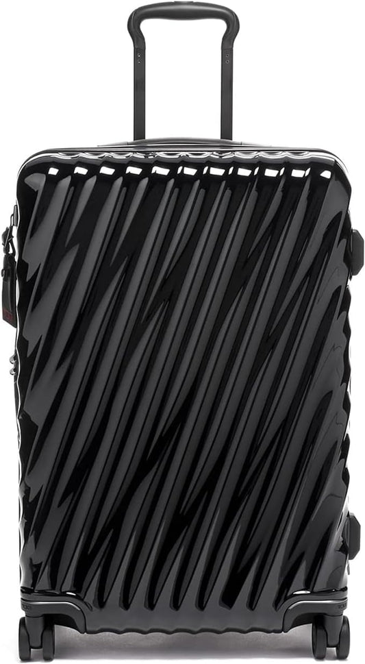 TUMI - 19 Degree Medium Checked Luggage 4 Wheeled Packing Case - Hard Shell Suitcase - 26.0" X 17.5" X 10.0" - Black
