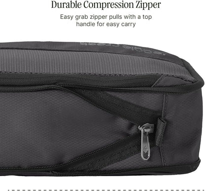 Eagle Creek Pack-It Isolate Compression Cube - Lightweight Compression Cube for Optimizing Luggage Space - Easy-Grab Zipper - Convenient Top Handle - Recycled Materials - Small