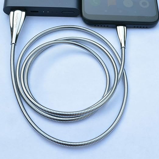 USB Type C Cable, Metal Braided Cord 6ft 2-Pack, Fast Type-C Charger Durable USB-A to USB-C Charging Cable for Samsung Galaxy S21 S20+ S10 S9 S8 A51 Note PS5 Controller Pixel