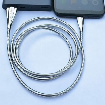 USB Type C Cable, Metal Braided Cord 6ft 2-Pack, Fast Type-C Charger Durable USB-A to USB-C Charging Cable for Samsung Galaxy S21 S20+ S10 S9 S8 A51 Note PS5 Controller Pixel