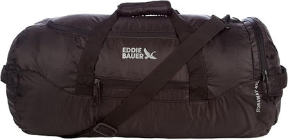 Eddie Bauer Stowaway Packable Duffel Bag | Travel | Foldable | Lightweight | Durable | Ripstop Polyester