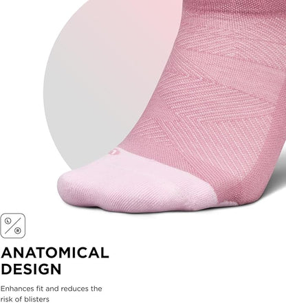 Feetures Elite Max Cushion No Show Tab Ankle Socks - Sport Sock with Targeted Compression