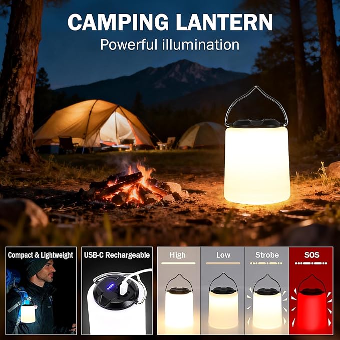 Gifts for Men Christmas Survival Kit, Survival Gear and Equipment 258 PCS with Water Filter, Emergency Tent, LED Lantern, First Aid Kit Supplies, 25L Backpack for Family, Outdoor Camping, Hiking