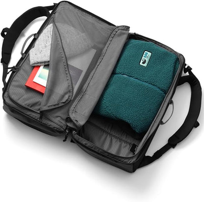 Db Journey Roamer Pro Split Duffel Bag, Travel Duffel Backpack, Convertible Weekender with Ergonomic Straps for Comfort, Carry On with Roller Bag Hook Up System, 50L - Cappucino
