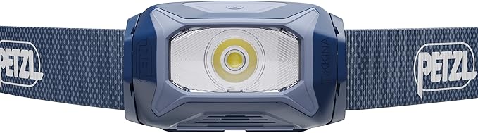 PETZL TIKKINA Headlamp - Compact, Easy-to-Use 300 Lumen Headlamp, Designed for Hiking, Climbing, Running, and Camping