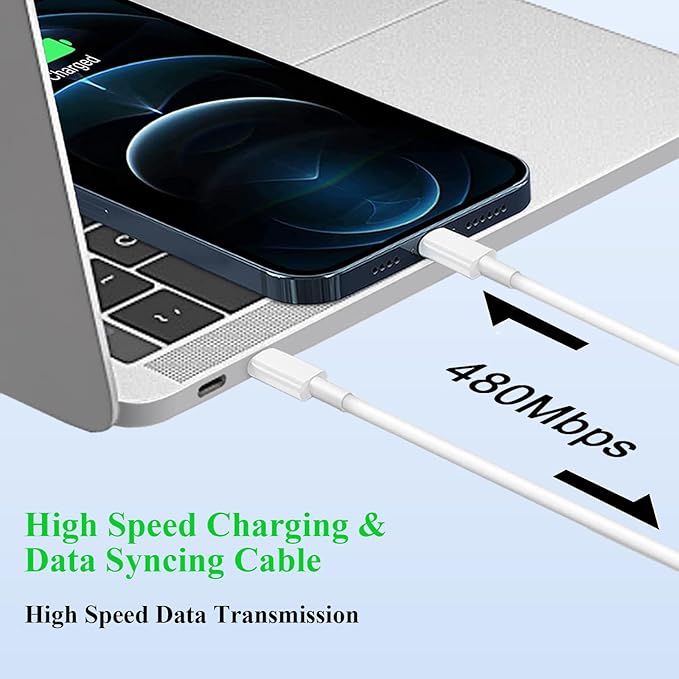 3Pack iPhone Fast Charger[Apple Mfi Certified],10FT iPhone Charger Fast Charging USB C to Lightning Cable with Type C Charger Block Fast Charging Adapter for iPhone 14 13 12 11 Pro Max X Xs Max 8Plus