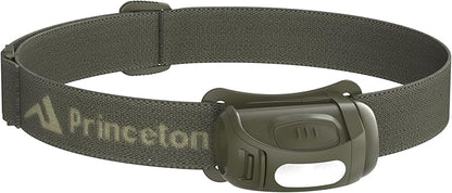 Princeton Tec Fred Headlamp 200 Lumens Dimmable Ultrabright White LED, IPX4 Water Resistance and 41 Hour Burn Time, Perfect for Hiking, Camping, Hunting, Fishing, and Safety Preparedness, Olive Drab