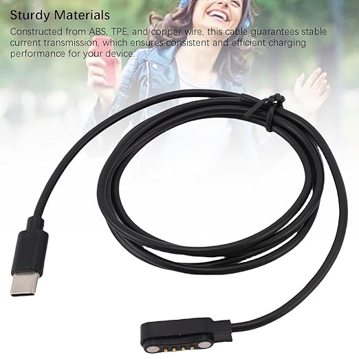 Zunate 2pcs USB C Charging Cable for Note AI Voice Recorder, Portable Magnetic Charging Replacement, 3.28ft Fast Charge Cable for Voice Recorder Charger