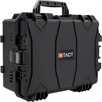 Eylar 18" Intact Series Hard Camera Case, Lightweight and Durable Stacker Design with Foam (Black)