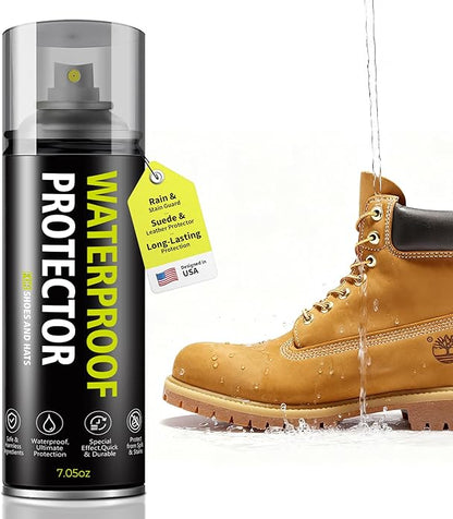 Shoe Protector Spray: Rain Stain Dirt Waterproof Shoe Spray, Nano Protection for Sneaker Suede Leather Boot Hat