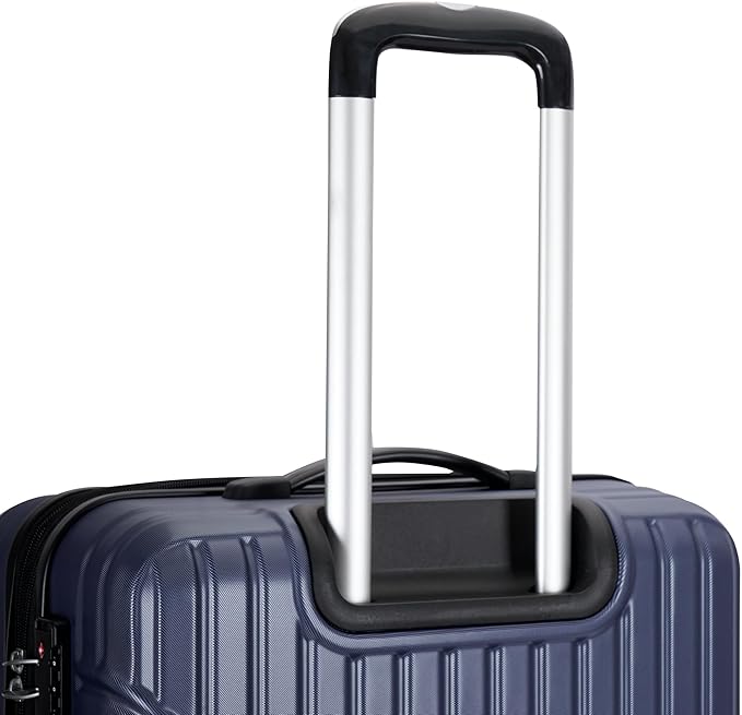PRIMICIA GinzaTravel Luggage Sets 3-Piece Expandable Suitcases with Wheels PC+ABS Durable Hardside Luggage sets TSA lock (Ocean blue, 3-Piece Set(20"/25"/29"))