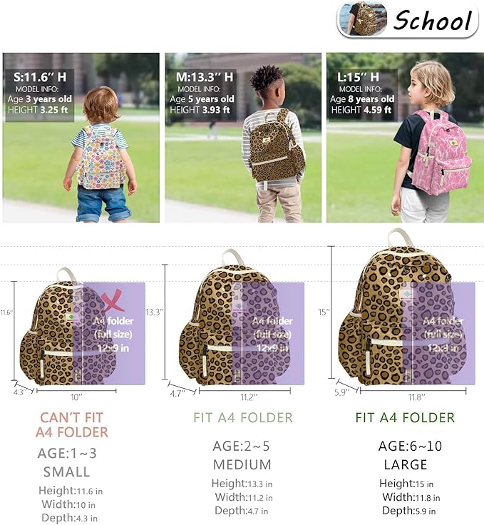 Kids Backpack for Boys Girls: Girls Backpack 6-10 - Kindergarten Elementary School Bookbag for Boy Girl
