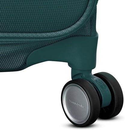 Samsonite UpLIFT Lightweight Softside Carry-On Luggage with Spinner Wheels - Expandable - Airline-Approved, Polyester Soft Suitcase for Ultra Light Travel - Emerald Green