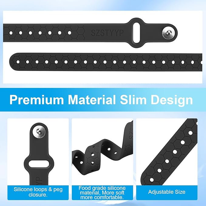 Motion Sickness Bands Sea Sickness Wristbands Anti Nausea Wristband Nausea Bands for Morning Sickness Relief Sea Bands for Motion Sickness Bracelet Cruise-(1 Pair Black)