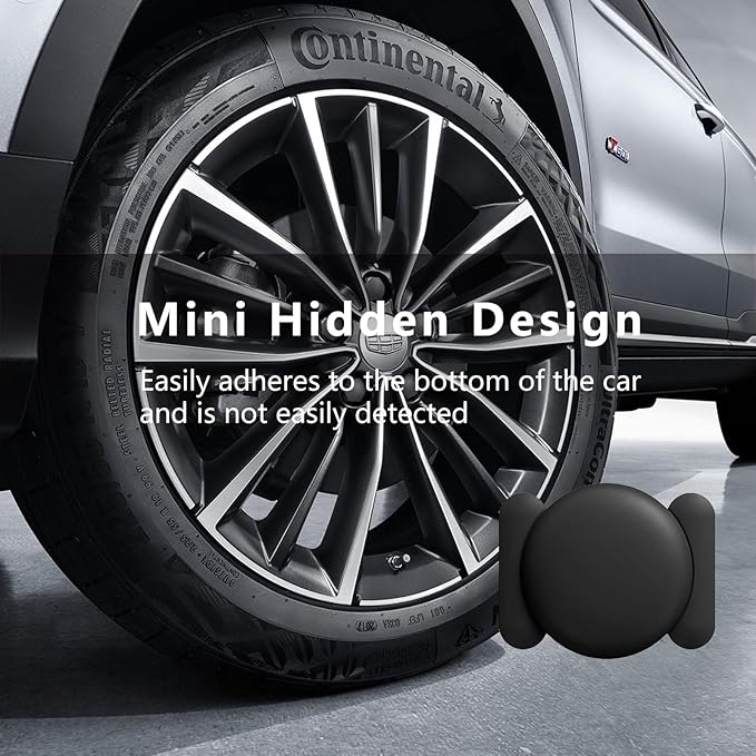 GPS Tracker for Vehicles,Magnetic Waterproof Car Tracker,No Monthly fees, Mini Portable GPS Tracker for Cars, Trucks, Motorcycle, Anti-Theft（Android Only）