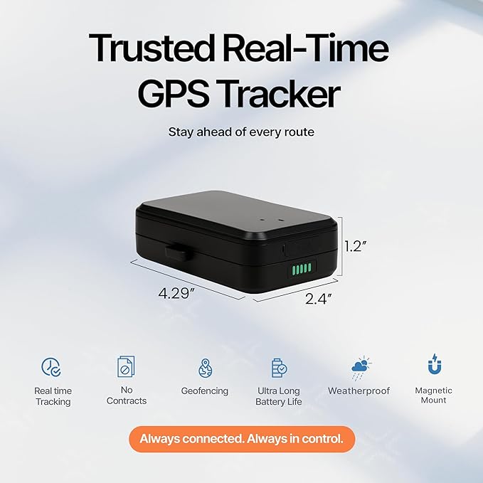 Brickhouse Security EON Odyssey GPS Tracker for Vehicles & Assets – Magnetic Waterproof 4G LTE Asset & Vehicle GPS Tracker with Long Battery Life, Real-Time Tracking, Geofence & Tamper Alert