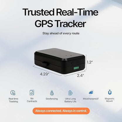 Brickhouse Security EON Odyssey GPS Tracker for Vehicles & Assets – Magnetic Waterproof 4G LTE Asset & Vehicle GPS Tracker with Long Battery Life, Real-Time Tracking, Geofence & Tamper Alert