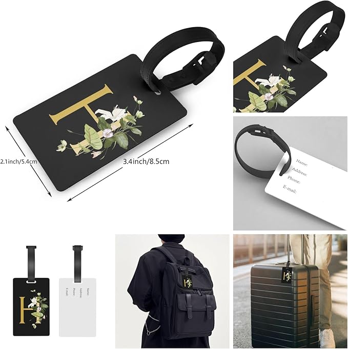 Decorative H Suitcase Protectors Elastic Washable Luggage Covers With Concealed Zippers For 18-32 Inch Luggage (Size S: Fits 18-21 Inch)