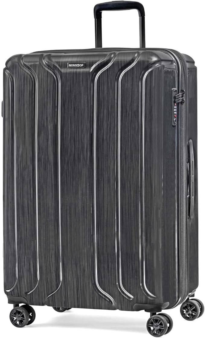 NONSTOP New York Elite Luggage Expandable Lightweight Spinner Wheels hard side shell Travel Suitcase Set, TSA Lock, Double USB Port, 3 packing cubes