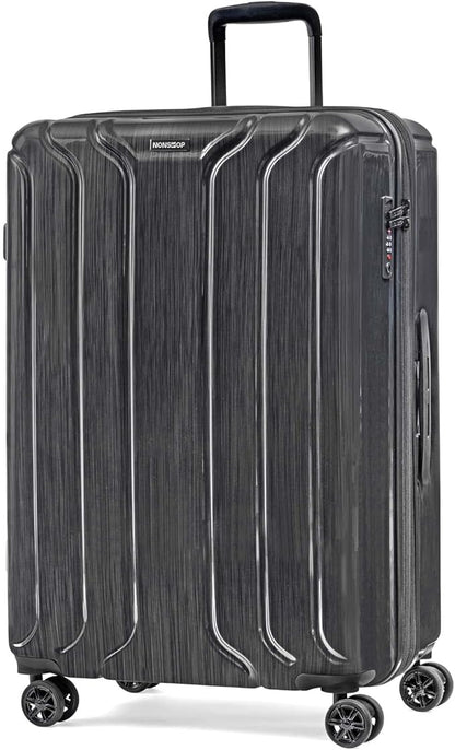 NONSTOP New York Elite Luggage Expandable Lightweight Spinner Wheels hard side shell Travel Suitcase Set, TSA Lock, Double USB Port, 3 packing cubes