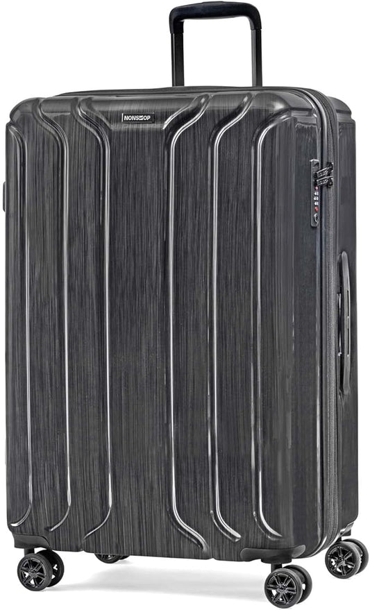 NONSTOP New York Elite Luggage Expandable Lightweight Spinner Wheels hard side shell Travel Suitcase Set, TSA Lock, Double USB Port, 3 packing cubes