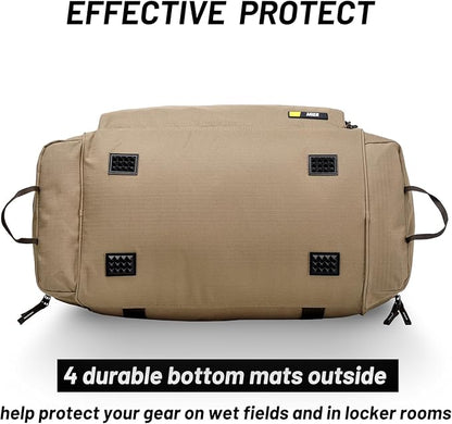 MIER Large Gym Bag for Men Sports Duffle Bag with Shoe Compartment 60L Lightweight Duffel Bags for Workout Fitness Travel